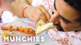 Shrimp Tacos  The Ultimate Taco Tour of Mexico [upl. by Imik]