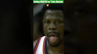 Patrick Ewing flares up vs 96 Bulls bodyodor [upl. by Laohcin]