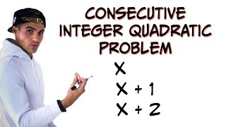 Quadratic Word Problem with Consecutive Integers  MPM2D Grade 10 Math [upl. by Victoria]