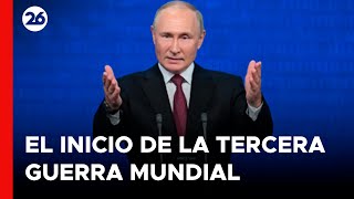 RUSIA  El expresidente predice el inicio de la tercera guerra mundial [upl. by Seuqram]