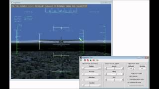 FlightGear Simulation with MATLAB [upl. by Doykos975]