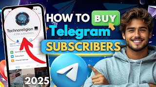 How to BUY Telegram Subscribers 2025 WORKING 100 [upl. by Nalyad]