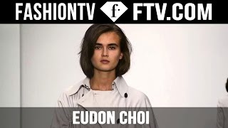 Eudon Choi Spring 2016 Collection at London Fashion Week  LFW  FTVcom [upl. by Ardnasal393]