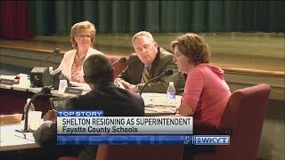 Embattled Fayette County Public Schools superintendent resigns [upl. by Eiznekcam]