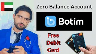 How To Open Botim wallet Account  Zero Balance Account [upl. by Maddeu]