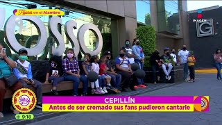 Cepillín es despedido entre lágrimas de fans y familia  Sale el Sol [upl. by Amles]