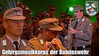 Gebirgsmusikkorps der Bundeswehr Mir sein die KaiserjägerBayrischer DefiliermarschHeidecksburg [upl. by Eenhpad115]