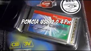 Best Connectivity PCMCIA 4 Port USB 20 CardBus Card Adapter [upl. by Ueihttam]