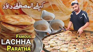 Karachi Famous Lachha Paratha Recipe  Multi Layered Lachha Paratha Street Food Of Karachi Pakistan [upl. by Mcclelland]