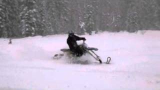 timbersled snowbike kit 650 husaberg [upl. by Olegnaleahcim821]