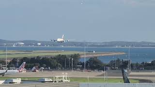 Emirates A380 landing at Sydney Airport [upl. by Jae786]