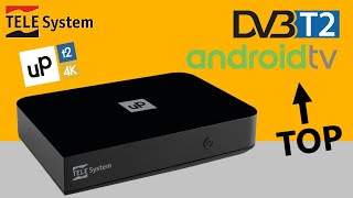 IL MIGLIOR Decoder DVBT2  Android TV  TeleSystem UP T2 4K 🔝 📺 🤖 [upl. by Nythsa305]