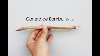 Como fazer caneta nanquim de Bambu [upl. by Anyaled]