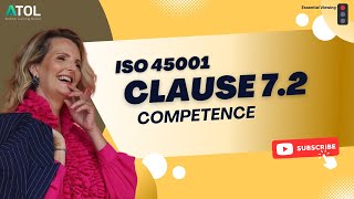 ISO 45001 Clause 72 Competence  Auditor Training Online [upl. by Nagah784]