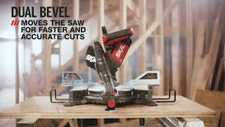 Skil Compound Miter Saw  Torques Tool Reviews [upl. by Saimerej174]