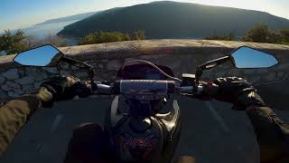 Riding scenic twisties  YAMAHA XT660X  AKRAPOVIČ 4K [upl. by Iah706]