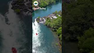 Dandeli River Rafting Drone view dandeli rafting shorts [upl. by Fayre376]