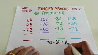 Finger Abacus Level 2  Big Friends Formulas 7010030 Concept with examplesAbacus Level 2 [upl. by Anicul817]