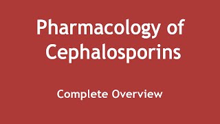 Pharmacology of Cephalosporins Complete Overview ENGLISH  Dr Shikha Parmar [upl. by Mohandis]