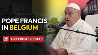 LIVE  Pope Francis in Belgium  Meeting with the Clergy  September 28th 2024 [upl. by Ericka]