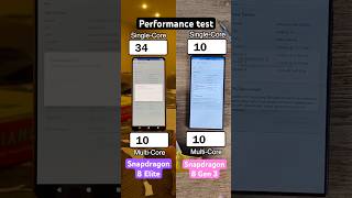 Qualcomm Snapdragon 8 Elite vs Snapdragon 8 Gen 3 performance test [upl. by Brost]