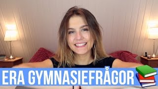 Är du nervös inför gymnasiet QA GYMNASIEFRÅGOR [upl. by Josephina]