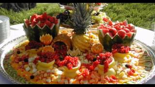 Creative fruit decorations for wedding [upl. by Zetana]