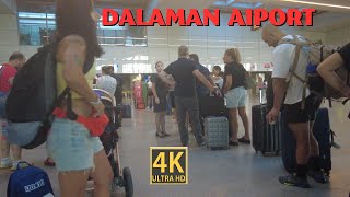 WALK THROUGH Dalaman International Airport DEPARTURES in 4K UHD [upl. by Ellennahc]