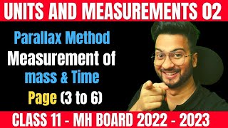 Units and Measurement Class 11th Science  Lecture 2  Maharashtra Board [upl. by Nosyla]