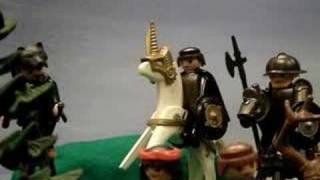 Schlacht amp Angriff im Mittelalter Playmobil Ritterburg [upl. by Mourant]