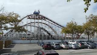 10032024 Coney Island Cyclone in action [upl. by Razec]