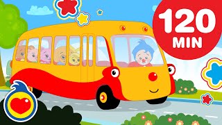 Las Ruedas del Bus  Y Las Mejores Canciones Infantiles Clásicas 120 Min ♫ Plim Plim [upl. by Esahc]