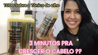 Tudo Sobre o Tônico de alho gota dourada 3 minutos Power 🧄 [upl. by Tlihcox282]