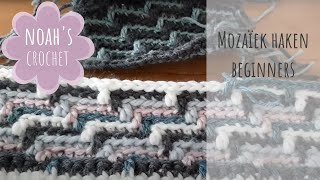 Dit is écht verslavend Mozaïek hakenbeginners tutorial crochet haken [upl. by Wilden]