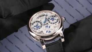 Bovet Dimier Récital 17 7 Day Triple Time Zone Moon Phase [upl. by Ahcsim]