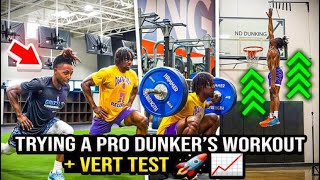 I TRIED A PRO DUNKERS LEG DAY FT TC2TV [upl. by Gavrielle61]