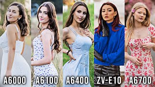 Sony A6000 vs A6100 vs A6400 vs ZVE10 vs A6700  Buying Guide for APSC Portrait Photography 2024 [upl. by Lan388]