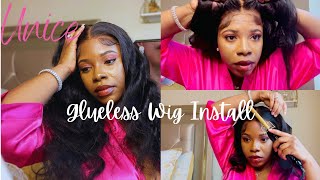 MUST SEE😱 EASY GLUELESS INSTALL IN 10 MINUTES INSTALL   UNICE [upl. by Ianthe305]