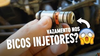 VAZAMENTO DO COMBUSTÍVEL NOS BICOS INJETORES  MOTORES ZETEC ROCAM [upl. by Ronnoc]