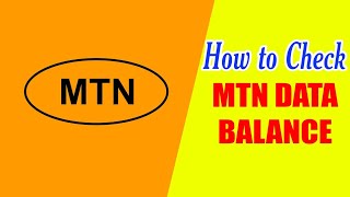 How to check my MTN Data balance [upl. by Revolc]