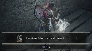 Dark Souls III  Covetous Silver Serpent Ring1  LOCATION NG [upl. by Elsy56]