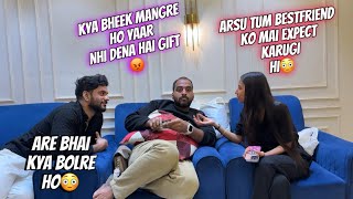 Aarti gift ki bhuki hai 😑no birthday gift for aarti 😅 prank on aarti 🥲  AtrangiArsalaan❤️ [upl. by Ordnael]