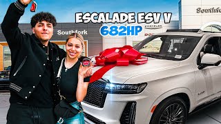 WE BOUGHT A 2023 CADILLAC ESCALADE ESV V 682 HP SUPER SUV [upl. by Amsirac]