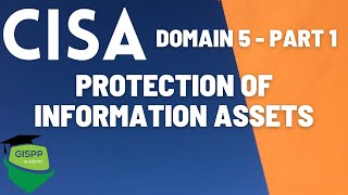 CISA Domain 5  Protection of Information Assets Part 1  Learn CISA [upl. by Ahsema43]