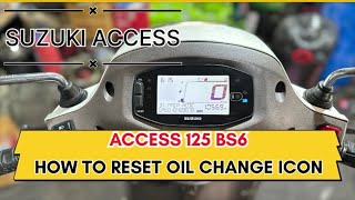 suzuki access 125 oil change indicator reset suzuki access 125 oil change indicator reset hindi 👍 [upl. by Pimbley]