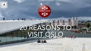 20 Reasons to Visit Oslo 2023 Norway  norwaycation [upl. by Eicats]