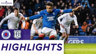 Rangers 31 Dundee  Rangers Take Comeback Victory Despite Cifuentes Red Card  cinch Premiership [upl. by Anertal]