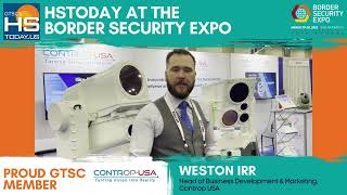 HSToday interview with ContropUSA at the 2022 Border Security Expo [upl. by Gnanmas147]