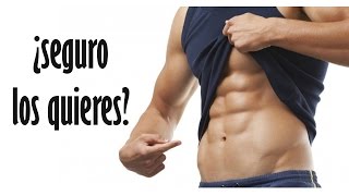 ¿seguro quieres abdominales marcados la realidad [upl. by Suriaj]