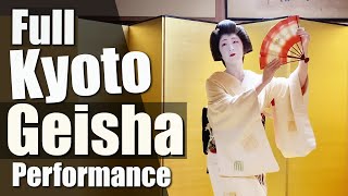 Full traditional Geisha Performance in Kyoto  feat 2 dances amp original music [upl. by Lizbeth515]